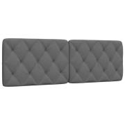 vidaXL Headboard Cushion Dark Grey 160 cm Fabric