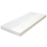 vidaXL Madrass 90x200 cm 7 zoner PU-skum 10 cm H2 H3