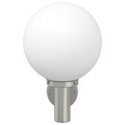vidaXL Utomhusvägglampa Silver Rostfritt Stål IP44