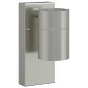 vidaXL Utomhus Vägglampa Silver Rostfritt Stål IP44