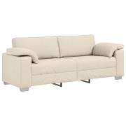 vidaXL 3-sits Soffa Linne 178 cm
