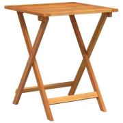 vidaXL Fällbart trädgårdsbord Fyrkantigt 60x60x72 cm Massivt trä Akaci...