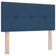 vidaXL Sänggavel Med Knappar Blå 90 cm Tyg