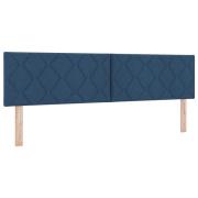 vidaXL Sänggavel Diamantblock Design Blå 180 cm Tyg