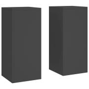 vidaXL Utomhusplanthållare Pelare 2 st Svart 24x24x55 cm Stål