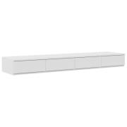 vidaXL Sänglådor Vita 160x36.5x16.5 cm i Konstruktions trä