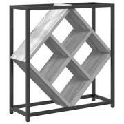 vidaXL Vinskåp Grå Sonoma 51x18x52,5 cm Konstruerat Trä