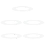 vidaXL Plastkrukset Vitt Plast Stort Krukor Plastkruka Rund Modern