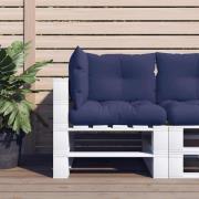 vidaXL Palldynor 3 st marinblå oxfordtyg