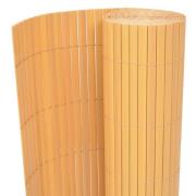 vidaXL Dubbelsidigt insynsskydd PVC 90x300 cm gul