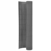 vidaXL Insynsskydd 90x400 cm grå