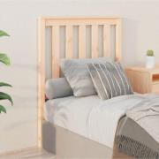 vidaXL Sänggavel 81x6x101 cm massiv furu
