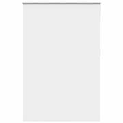 vidaXL Rullgardin mörkläggning vit 155x230 cm tyg bredd 151,6 cm