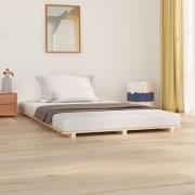 vidaXL Sängram 120x190 cm massiv furu