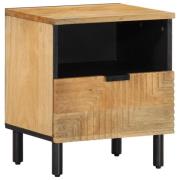 vidaXL Sängskåp brun 40x33x46 cm mango i massivt trä