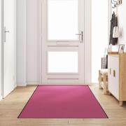 vidaXL Dörrmatta Tvättbar Rosa 120x400 cm