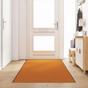 vidaXL Dörrmatta som går att tvätta, Orange 120x400 cm