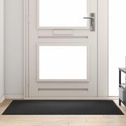 vidaXL Dörrmatta Rektangulär Svart 90x150 cm