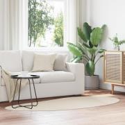 vidaXL Area matta Beige 100x200 cm Polyester Rutschklar