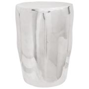 vidaXL Face Stol Silver 33x33x45 cm Aluminium