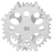 vidaXL Vinställ Silver 15.4x5.5x15.4 tum Aluminium