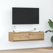 vidaXL TV-bänk artisan ek 100x31x25,5 cm konstruerat trä