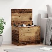 vidaXL Förvaringslåda m.lock återvunnet trä 60x42x46cm konstruerat trä