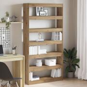 vidaXL Bokhylla Artisan Ek Massiv Ek 100 x 30 x 198 cm Bokhyllor