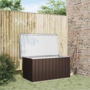 vidaXL Dynbox brun 129x67x65 cm