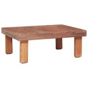 vidaXL Soffbord 60x45x23 cm massivt mahognyträ