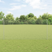 vidaXL Stängsel Pelare 22 stycken U-Kanal 140 cm Galvaniserad Stål