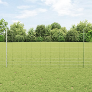 vidaXL Staketstolpar 22 st U-Kanal 120 cm Galvaniserat stål