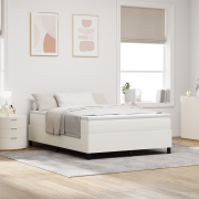 vidaXL Sängbotten med madrass i grädde - 140 x 200 cm - Kordflorsmater...