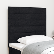 vidaXL Sänggavlar Linjer Design Svart 80 cm Tyg