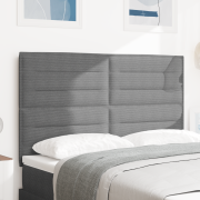vidaXL Sänggavel Plain Design Ljusgrå 160 cm Corduroy Tyg