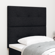 vidaXL Sänggavlar Knappad Svart 90 cm Tyg