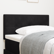 vidaXL LED Huvudgavel Med Knappar Svart 90 cm Sammet