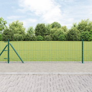 vidaXL Staketstolpar med Basplattor 52 st Ø32mm 70cm Galvaniserat Stål