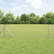 vidaXL Euro Stängsel med 13 Stavar 0.6x25 m Galvaniserat Stål