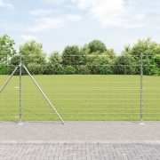 vidaXL Fältstängsel 1.4x50 m Galvaniserat stål