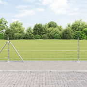 vidaXL Fält Stängsel 0.8x100 m Galvaniserat Stål