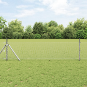 vidaXL Hexagonstängsel 0.4x100 m Galvaniserat stål