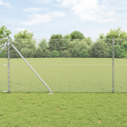vidaXL Hexagonstaket 1,4x10 m Galvaniserat stål