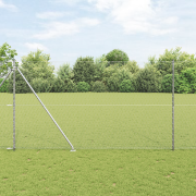 vidaXL Hexagon Stängsel 1,5x10 m Galvaniserat Stål