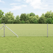 vidaXL Hexagon Stängsel 0.6x25 m Galvaniserat Stål