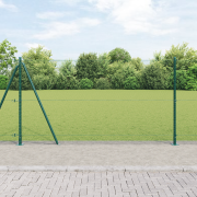 vidaXL Hexagon Fence Grön 1.2x10 m Stål