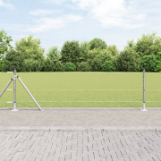 vidaXL Hexagon Stängsel 0.6x10 m Galvaniserat Stål