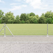 vidaXL Sexkantigt stängsel 0.6x25 m galvaniserat stål