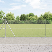 vidaXL Hexagon Fence 0,8x25 m Galvaniserat stål