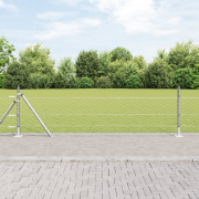vidaXL Hexagon Staket 0.5x50 m Galvaniserat Stål